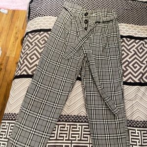 Urban planet multi details formal straight leg pants, size us S